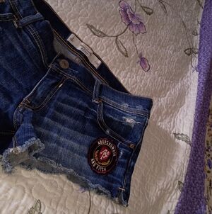 90s Y2K Abercrombie Fitch Booty Short 28 Shorts Daisy Dukes 8 Vintage